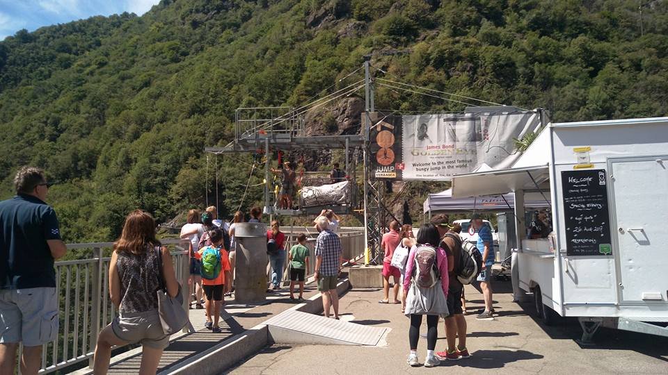 歐洲最高bungee jump- contra dam